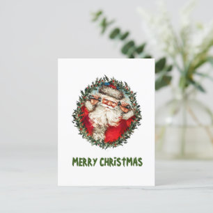 Vintage Weihnachtsmann Postkarte