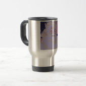 Vintage Weihnachtsmann Reisebecher (Vorderseite Links)