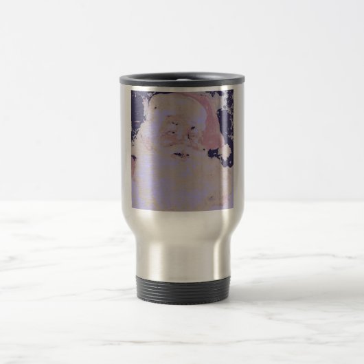 Vintage Weihnachtsmann Reisebecher (Mittel)