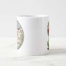 Vintage-Weihnachtsmann-Riesenbecher