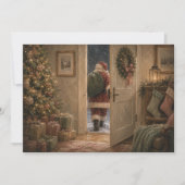 Vintage Weihnachtsmann Weihnachten (Vorderseite)