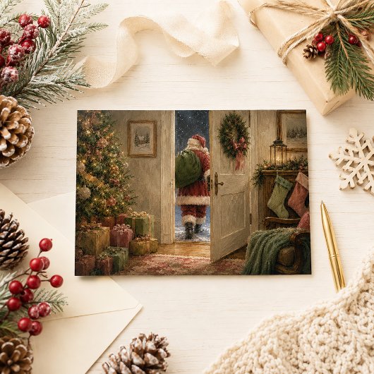 Vintage Weihnachtsmann Weihnachten