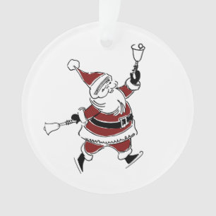 Vintage-Weihnachtsmann-Weihnachtsbaumanhänger  Ornament