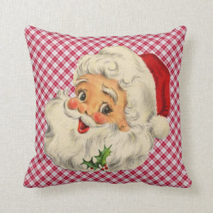 Vintage-Weihnachtsmann-Wurfkissen Kissen