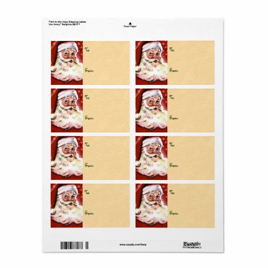 Vintage Weihnachtsmarken (Vorne)