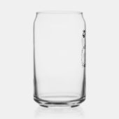 Vintage Weihnachtsmilch des Weihnachtsmanns Dosenglas (Rechts)