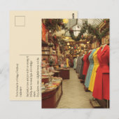 Vintage-Weihnachtsmode-Arcade Postkarte (Vorne/Hinten)
