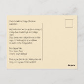Vintage-Weihnachtsmode-Arcade Postkarte (Rückseite)