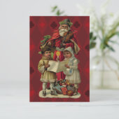 Vintage Weihnachtsmusik (Stehend Vorderseite)