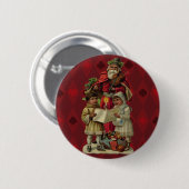 Vintage Weihnachtsmusik Button (Vorne & Hinten)