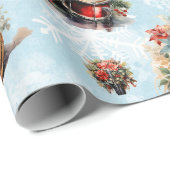 Vintage Weihnachtsmusik Geschenkpapier (Rolleneckpunkt)