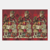 Vintage Weihnachtsmusik Geschenkpapier Set (Vorderseite)