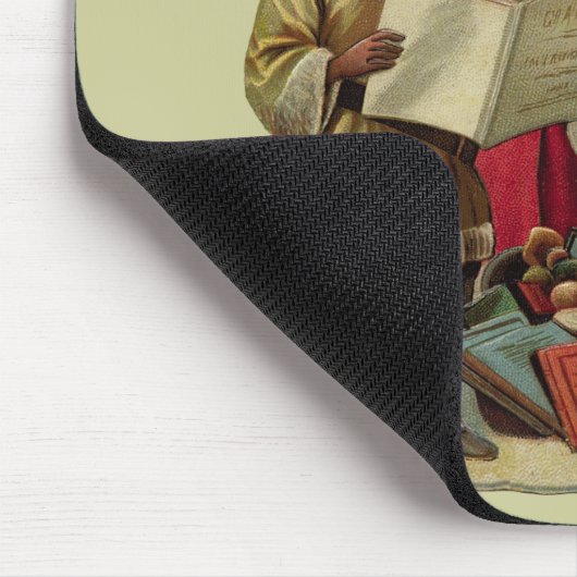 Vintage Weihnachtsmusik Mousepad (Ecke)