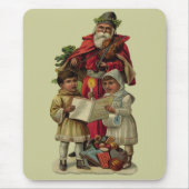 Vintage Weihnachtsmusik Mousepad (Vorne)