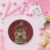 Vintage Weihnachtsmusik Pappteller (Party)