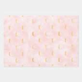 Vintage-Weihnachtsmuster-Wrap-Papier Geschenkpapier Set (Vorderseite 2)