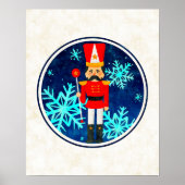 Vintage-Weihnachtsnussknacker Poster (Vorne)