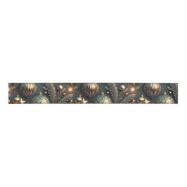 Vintage-Weihnachtsornament-Muster Ripsband