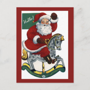 Vintage Weihnachtspostkarte Feiertagspostkarte