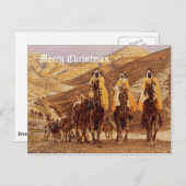 Vintage Weihnachtspostkarte Feiertagspostkarte (Vorne/Hinten)