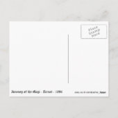 Vintage Weihnachtspostkarte Feiertagspostkarte (Rückseite)