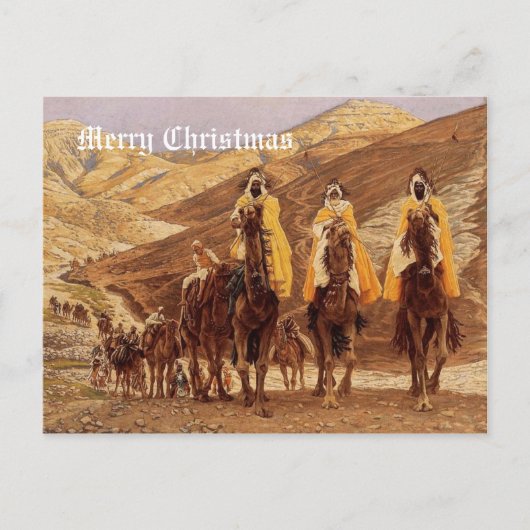 Vintage Weihnachtspostkarte Feiertagspostkarte (Vorderseite)