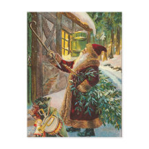 Vintage Weihnachtspostkarte