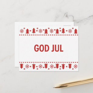 Vintage-Weihnachtspostkarte Postkarte