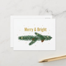 Vintage-Weihnachtspostkarte