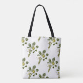 Vintage WeihnachtsRosen-Taschen-Tasche Tasche (Rückseite)