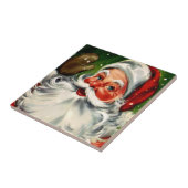 Vintage Weihnachtssankt-Feiertags-Fliese Fliese (Seite)