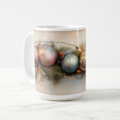 Vintage Weihnachtsschmuck 1 Kaffeetasse (Vorderseite Links)