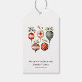 Vintage Weihnachtsschmuck Geschenkanhänger (Vorderseite)