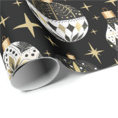 Vintage Weihnachtsschmuck Geschenkpapier (Rolleneckpunkt)