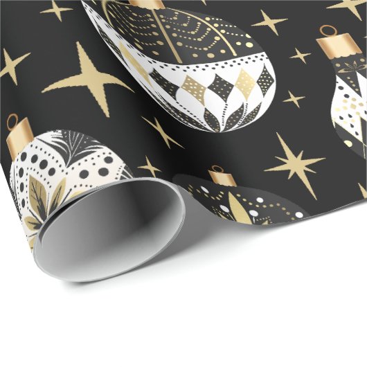 Vintage Weihnachtsschmuck Geschenkpapier (Rolleneckpunkt)