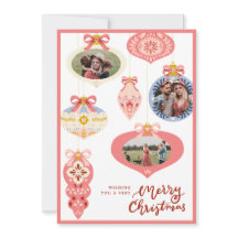 Vintage-Weihnachtsschmuck in Pastellfarben | Foto