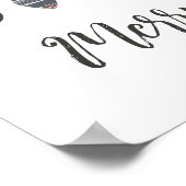 Vintage Weihnachtsschmuck Poster (Ecke)