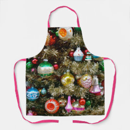 Vintage Weihnachtsschmuck Schürze