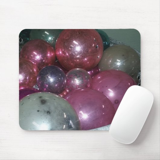 Vintage Weihnachtsschmuck Stillleben Mousepad (Mit Mouse)