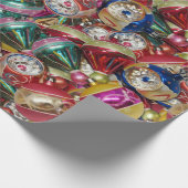 Vintage Weihnachtsschmuck Umschlagpapier  Geschenkpapier (Ecke)