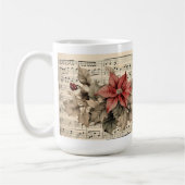 Vintage-Weihnachtsstern Kaffeetasse (Links)