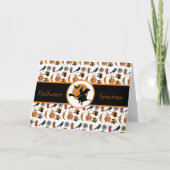 Vintage Weihnachtsstimmung Karte (Vorderseite)