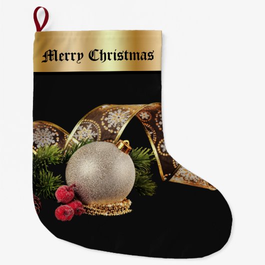 Vintage-Weihnachtsstrumpf Großer Weihnachtsstrumpf (Vorderseite)