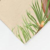 Vintage Weihnachtsszenarien Fleecedecke (Ecke)