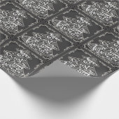 VINTAGE WEIHNACHTStafel-BAUM-GESCHENK-VERPACKUNG Geschenkpapier (Ecke)