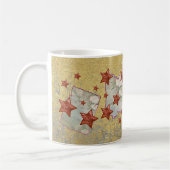 vintage Weihnachtstasse Kaffeetasse (Links)