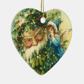 Vintage Weihnachtsverzierung Keramikornament (Rechts)