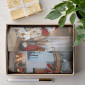 Vintage Weihnachtsweihnachtsleuchten Seidenpapier (Geschenk)