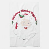 Vintage Weihnachtswunder passieren! Handtuch (Vertikal)
