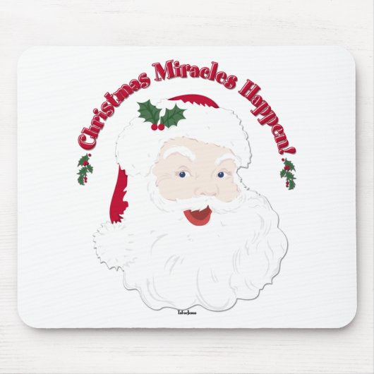 Vintage Weihnachtswunder passieren! Mousepad (Vorne)